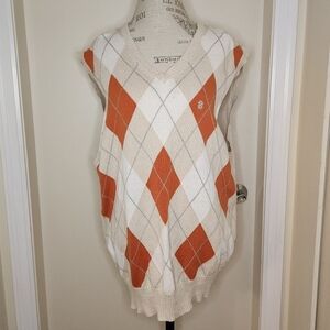 Vintage argyle sweater vest